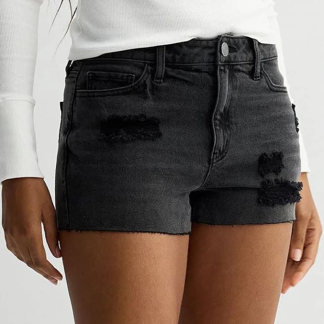 SO Girls' High-Rise Shortie Shorts