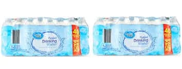Great Value Purified Drinking Water, 16.9 Fl. Oz., 40 Count pack of 2