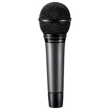 Atm410 Cardioid Dynamic Microphone - Handheld Vocal Mic for Live Performance & Recording, Low Noise, Durable Design, Professional Sound Quality, Black