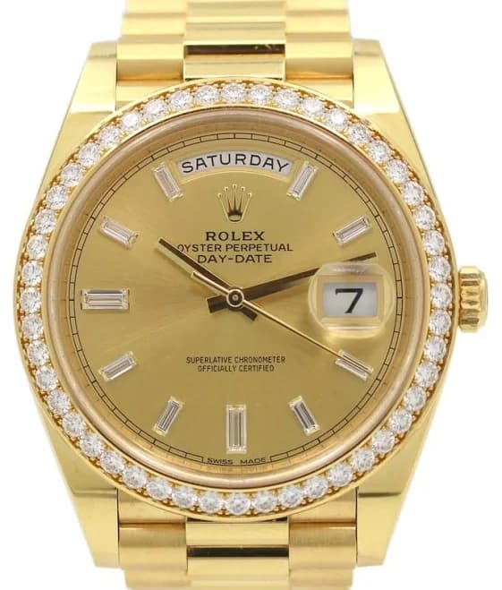 Rolex Yellow Gold Men's Day-Date 40 Watch