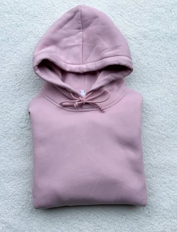 Mauve Mist Basic Blank Hoodie