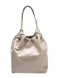 NEW DEMELLIER LONDON Taupe Leather MIAMI Shoulder Bag Gold Chain Handle