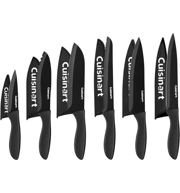 Cuisinart C77-12PMB 12-Piece Metallic Coated Knife Set