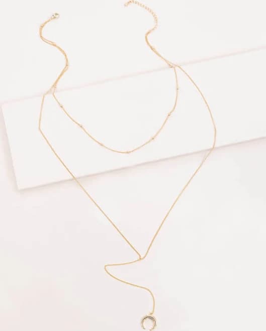 Mystic Moon Layered Necklace