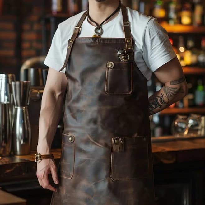 BarBrew Leather Apron Medium