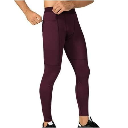 Men's Cool Dry Compression Running Tights