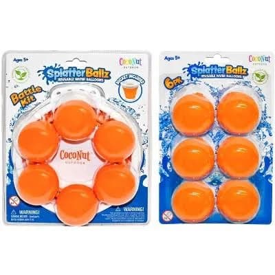 SplatterBallz Reusable Water Balloon Balls Kit with Bucket and Expansion Pack