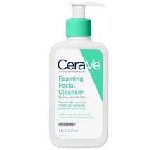 CeraVe Foaming Facial Cleanser, Daily Face Wash for Oily Skin, Fragrance Free
