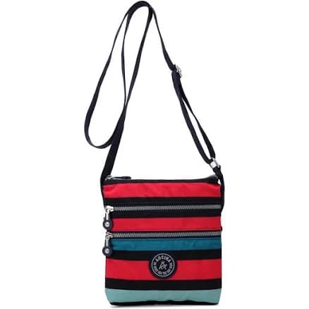 AOCINA Crossbody Purses for Women Lightweight Small Travel Bag Shoulder Purses and Handbags with Multi Zipper Pockets