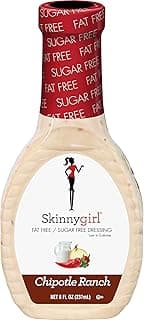 Skinnygirl Fat-Free Salad Dressing, Sugar-Free Chipotle Ranch, 8 Ounce