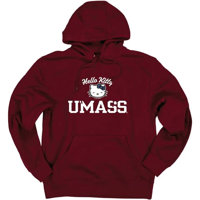 Hello Kitty Top Mouser Hoodie - Maroon