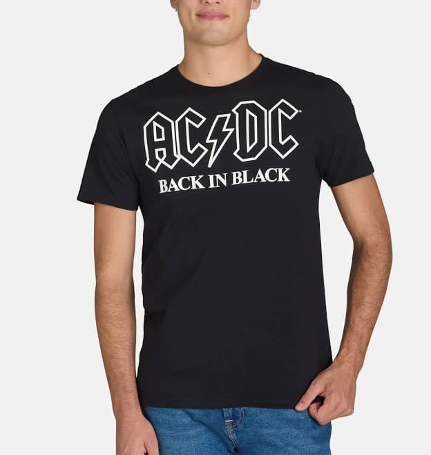 ACDC Men's Back Graphic Tee Shirt