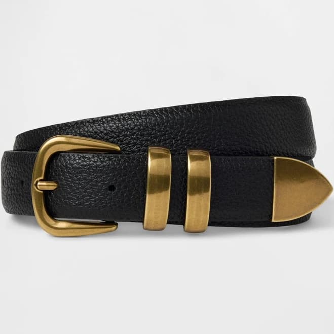 Gap Women's Pebbled Leather Belt