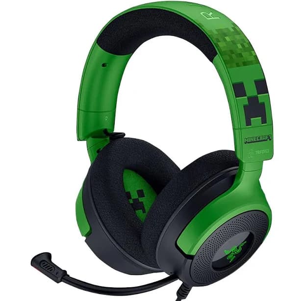 Razer Kraken V4 X Wired Gaming Headset with Minecraft Edition
