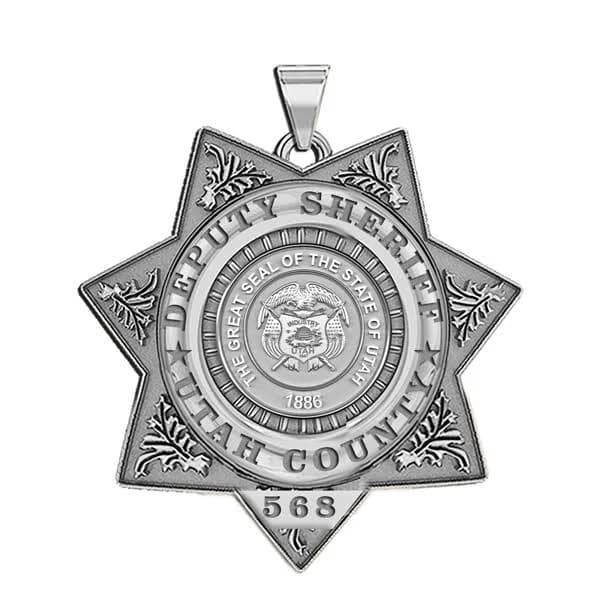Personalized Utah Sheriff Badge with Number