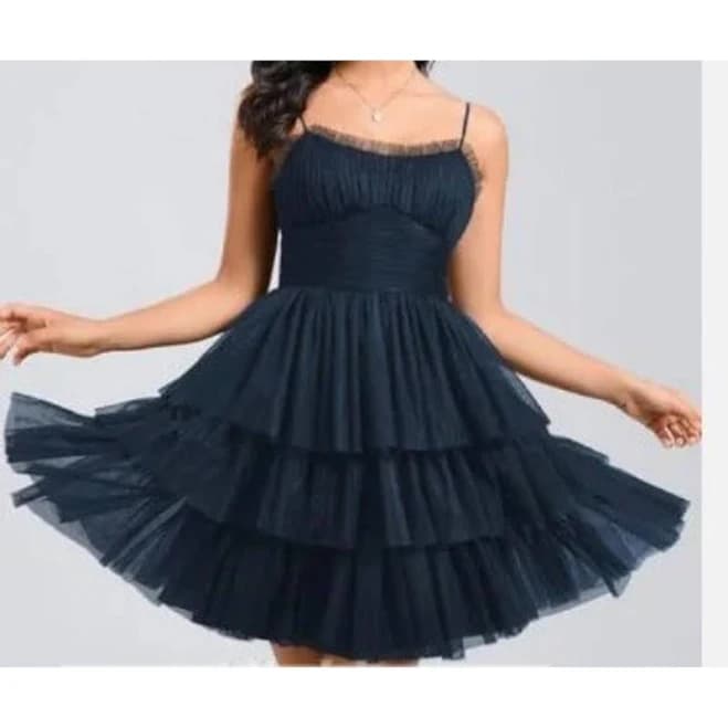 Tulle Mini Dress Layers