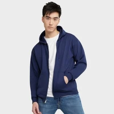 Hanes Men's EcoSmart Fleece Full-Zip Hoodie