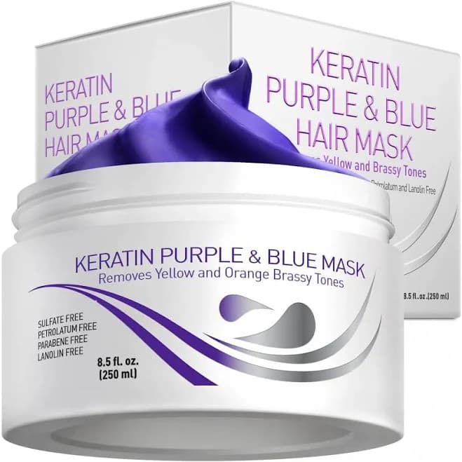 KERATIN Purple Hair Mask