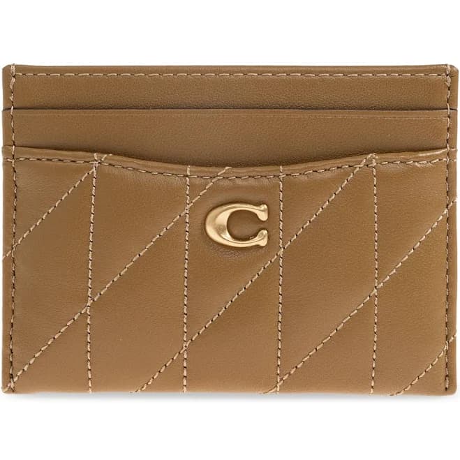 Coach Women's Essential Quilted Pillow Leather Card Case