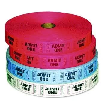 OfficeCurb' Admit-One Ticket Multi-Pack