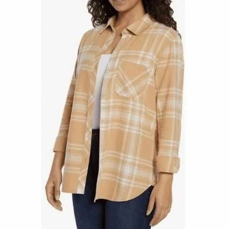 Gap Women's Tops Gap Relaxed Fit Flannel Nixie Plaid