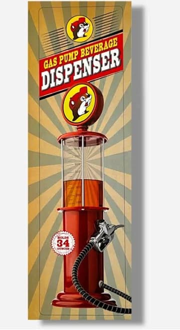 BUCEES Buc cee Drink Gas Pump Dispenser
