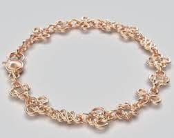 14k or 18k Gold Celtic Knot Bracelet - Italian Jewelry - Etsy UK