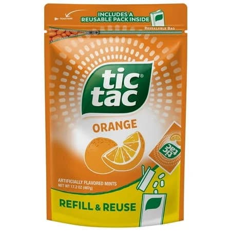 Tic Tac Bulk Resealable Tgf4 Refill Bag