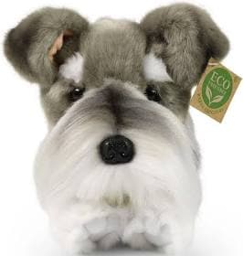 Rappa Plüschhund Schnauzer liegend 28 cm ECO-FRIENDLY