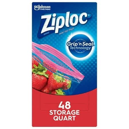 Ziploc Storage Bags, For Food, Sandwich, Organization And More