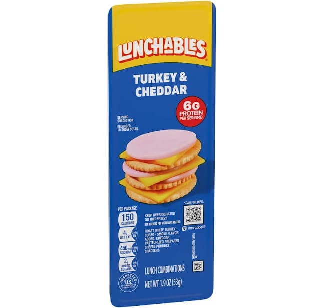 Lunchables Cracker Stackers Turkey and Cheddar