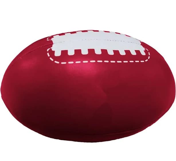 Plain Cardinal Micro Soft Football