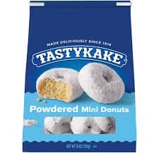 Tastykake Powdered Sugar Mini Donuts
