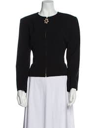 Genny Wool Evening Jacket - Black Jackets, Clothing - GEN22148 | The RealReal
