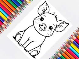 25 Cute Animals Coloring Pages – Printable Color Book for Kids (A4 + US Letter, PDF ZIP) - Etsy Ireland
