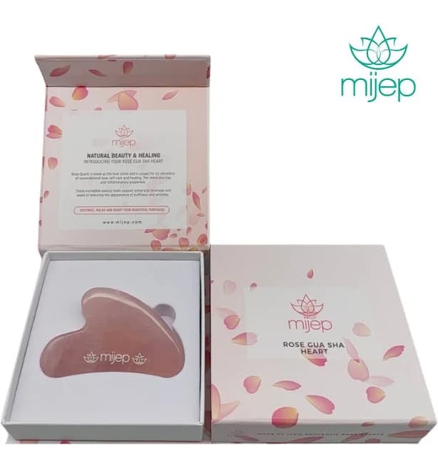 Rose Quartz Gua Sha Heart Shape