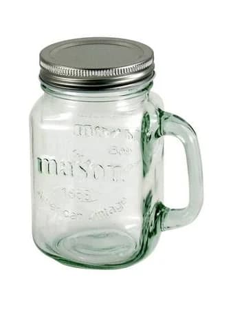 Grant Howard Mason Classics Vintage Glass Jar Mug