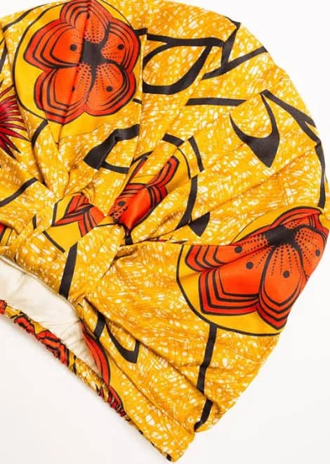 Grace Eleyae Floral Silk Head Wrap