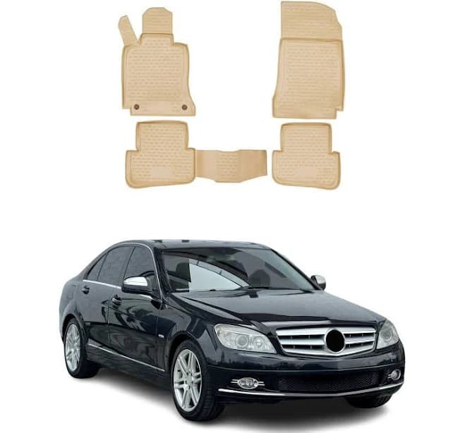 OMAC Floor Mats Liners for Mercedes C Class W204 Sedan (2010-2014)