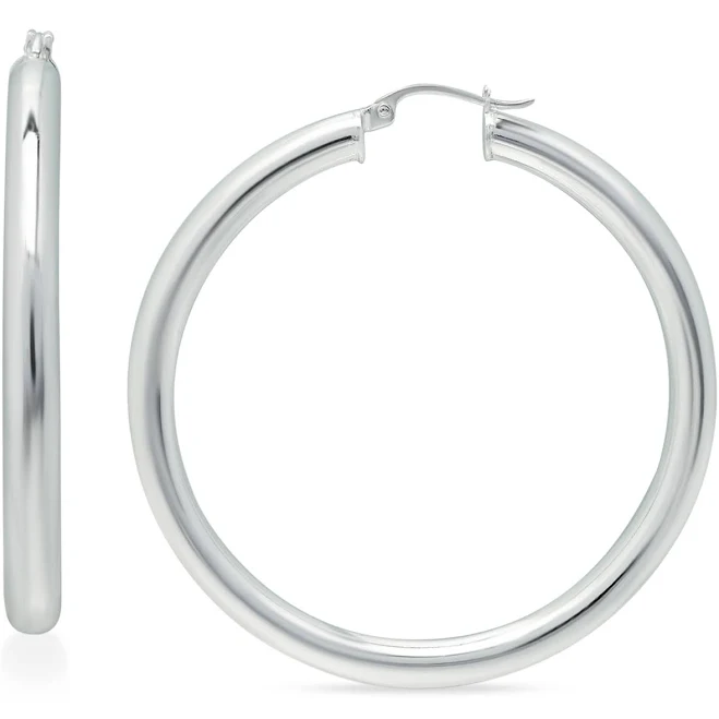 Sterling Silver Hoop Earrings