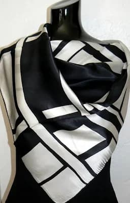 100% Mulberry Silk Square Scarf Wrap Shawl