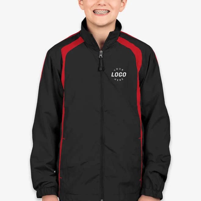 Sport-Tek YST60 Youth Colorblock Raglan Jacket