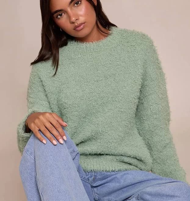 Teddy Knit Oversized Sweater