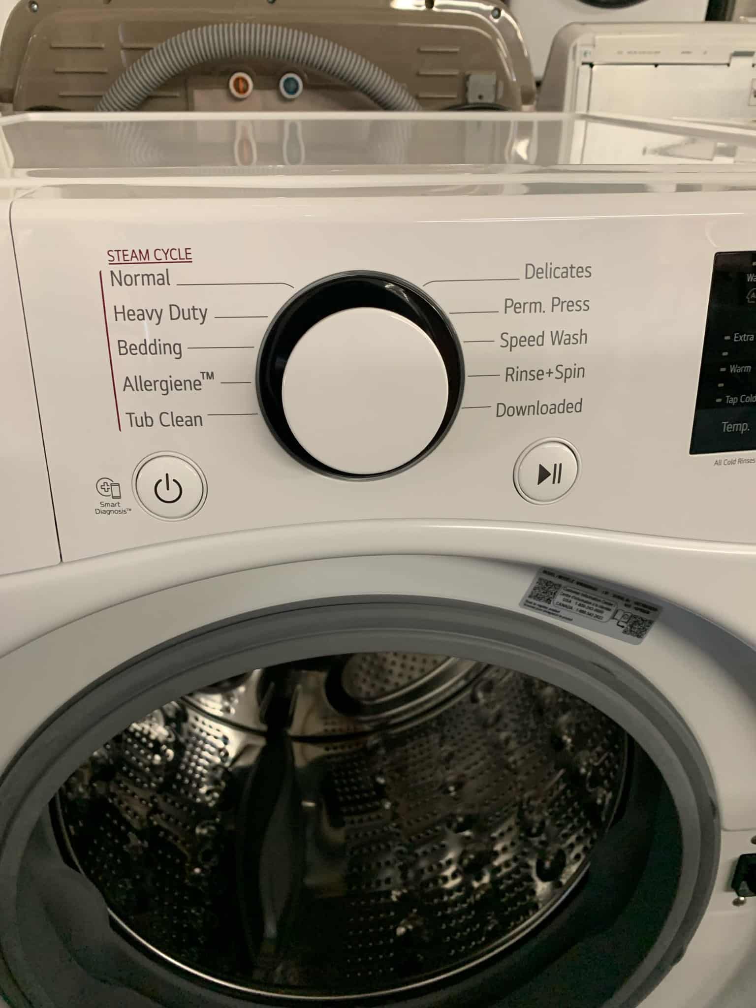 LG 27 Inch Front Load Smart Washer with 4.5 Cu. Ft. | Caesar's Appliance Sales & Service