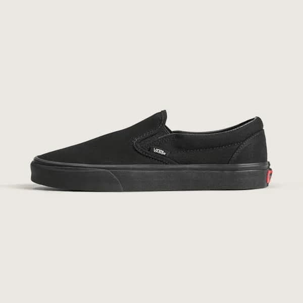 Vans Classic Slip-On Shoes (Blackout) - 10.5 Men / 12.0 Women