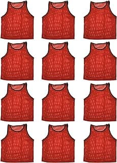 BlueDot Trading Adult & Youth Scrimmage Training Vests for Soccer, Basketball & More – Available in 1, 6, 12, 24 Packs