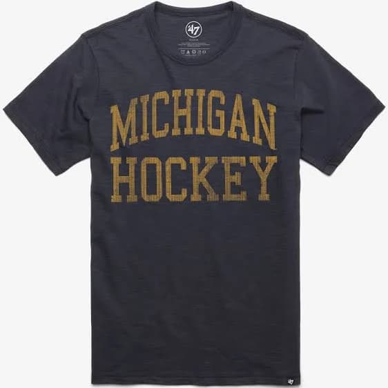 '47 Brand Michigan Wolverines Classic Block T-Shirt