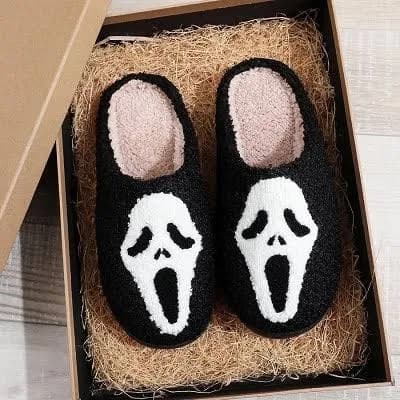 Ghostface Plush Slippers