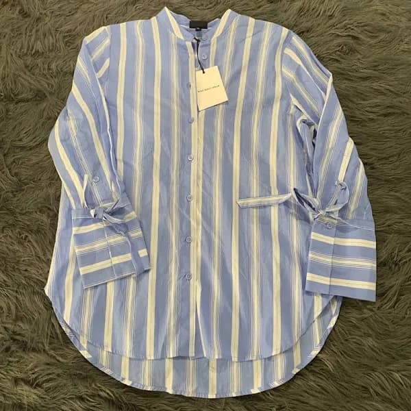 Who What Wear Striped Button Down