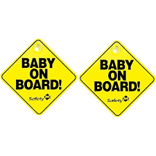 Amazon.com: Safety 1st "Baby On Board" Sign, 2-Pack : Baby